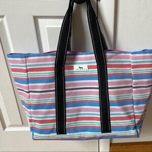 Striped Multicolor Tote Bag